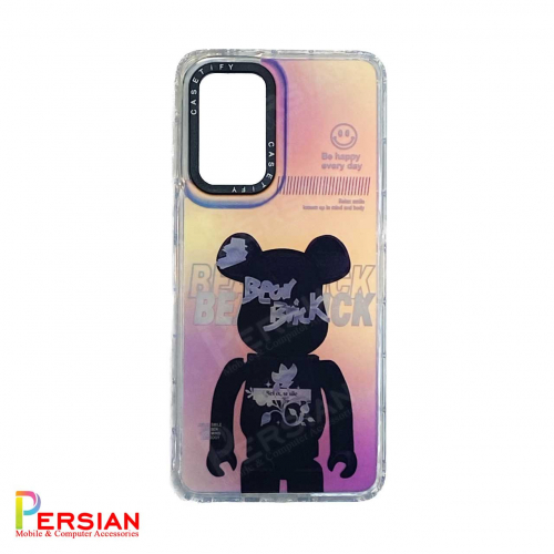 قاب گوشی هولوگرامی سامسونگ Samsung A52-52s محافظ لنز فلزی - بارکد