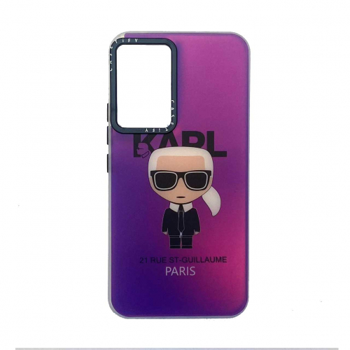 قاب گوشی هولوگرامی CaseTify  سامسونگ Samsung A14 محافظ لنز و دکمه فلزی - طرح کارل مرد