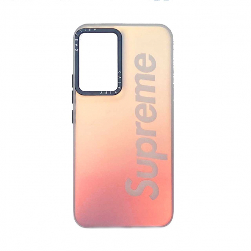 قاب گوشی شیائومی Xiaomi 13 Lite هولوگرامی برند CaseTify محافظ لنز و دکمه فلزی - طرح Supreme