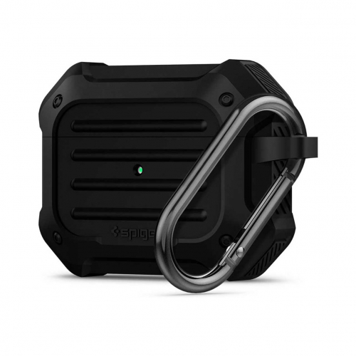 کاور ایرپاد پرو 2 برند اسپیگن آرمور متال مدل Spigen Rugged Armor Metal Case Airpods Pro 2