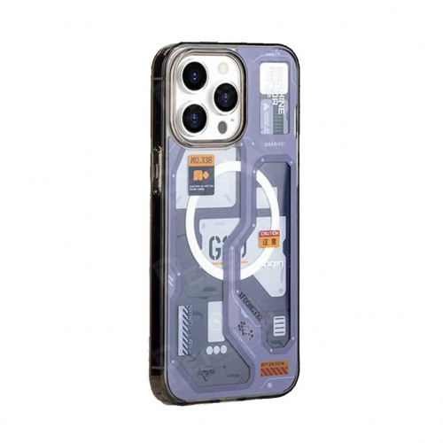 قاب آیفون 15 برند اسپیگن مدل G20 طرح تکنولوژی با مگ سیف Spigen G20 for iPhone 15