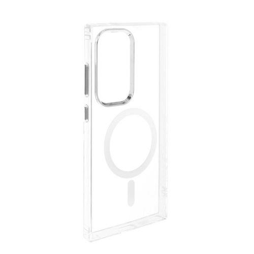 قاب شفاف گوشی سامسونگ S24 الترا برند بلکین با مگ سیف و دکمه و رینگ متال Belkin For Samsung S24 Ultra