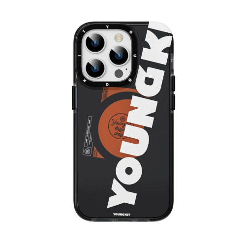 قاب آیفون 15 پرومکس برند YOUNGKIT یانگکیت Black Colorful Anti-Drop Series مناسب برای Apple iPhone 15 Pro Max