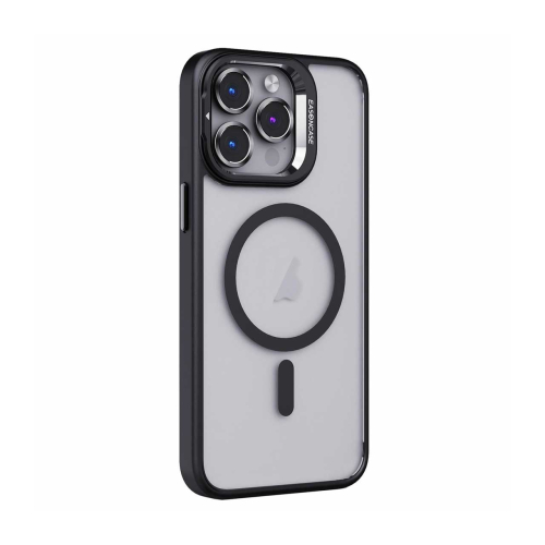قاب آیفون 16 شفاف استند شو ایسون کیس با مگ سیف و محافظ لنز رینگی Eason Case IPhone 16