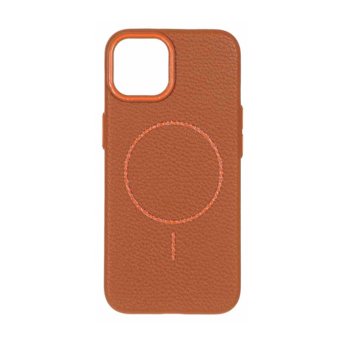 قاب گوشی آیفون 13 چرمی نرم برند مجیک ماسک با مگ سیف Leather Soft iPhone 13