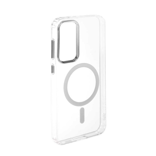 قاب شفاف گوشی سامسونگ S23 FE برند بلکین با مگ سیف و دکمه و رینگ متال Belkin For Samsung S23 FE