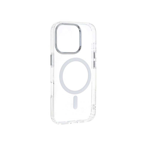 قاب شفاف گوشی آیفون 16 پرو برند بلکین با مگ سیف و دکمه و رینگ متال Belkin For IPhone 16 Pro