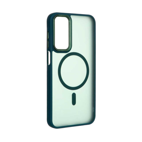 قاب گوشی سامسونگ A35 مات مگ سیف دار با لنز برجسته طرح کربن STYLISH PREMIUM Samsung A35