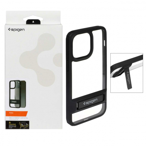 قاب آیفون 13 برند اسپیگن Spigen شفاف استند دار IPhone 13