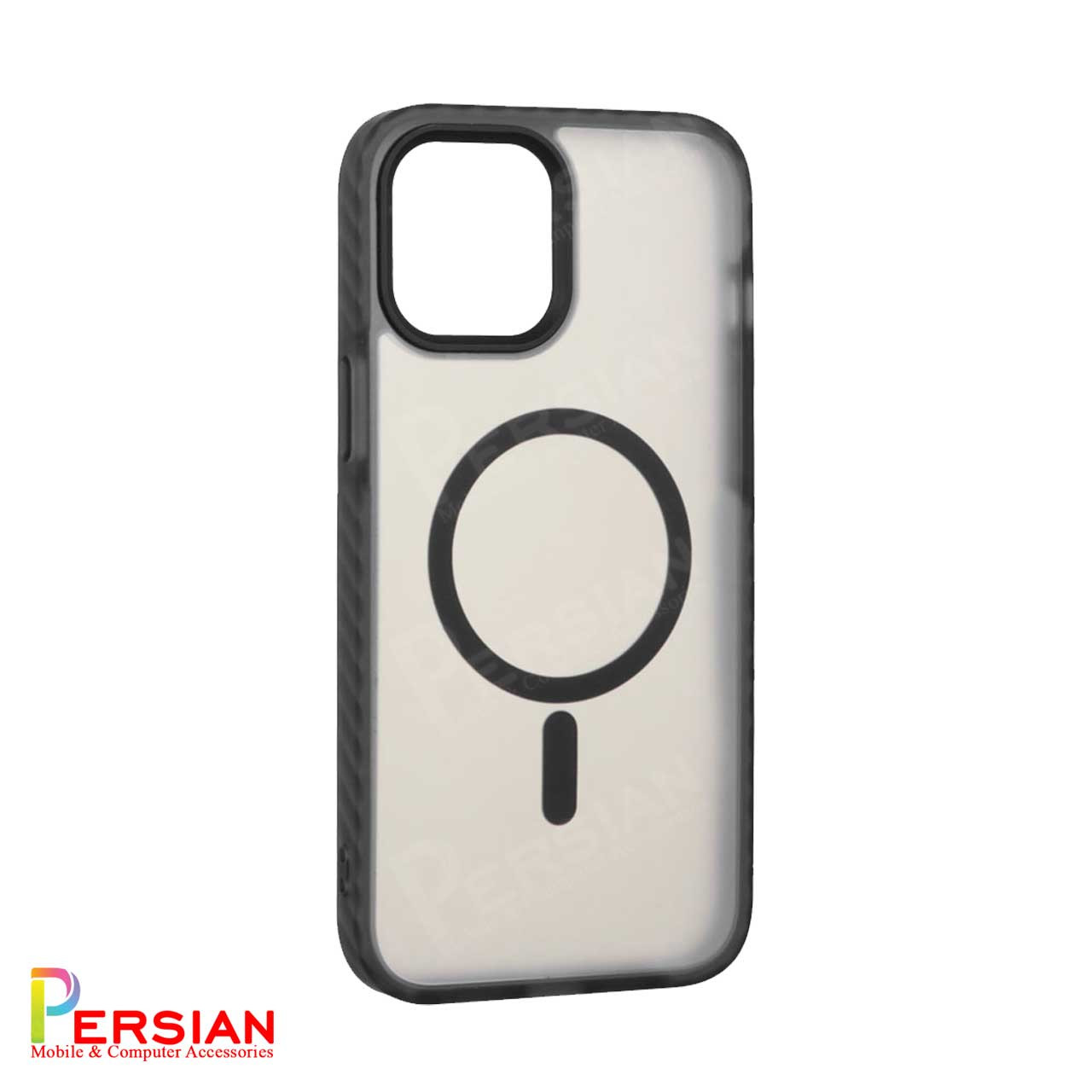 قاب گوشی آیفون 12 پشت مات مگ سیف دور سیلیکونی مجیک ماسک Magic Mask iPhone 12
