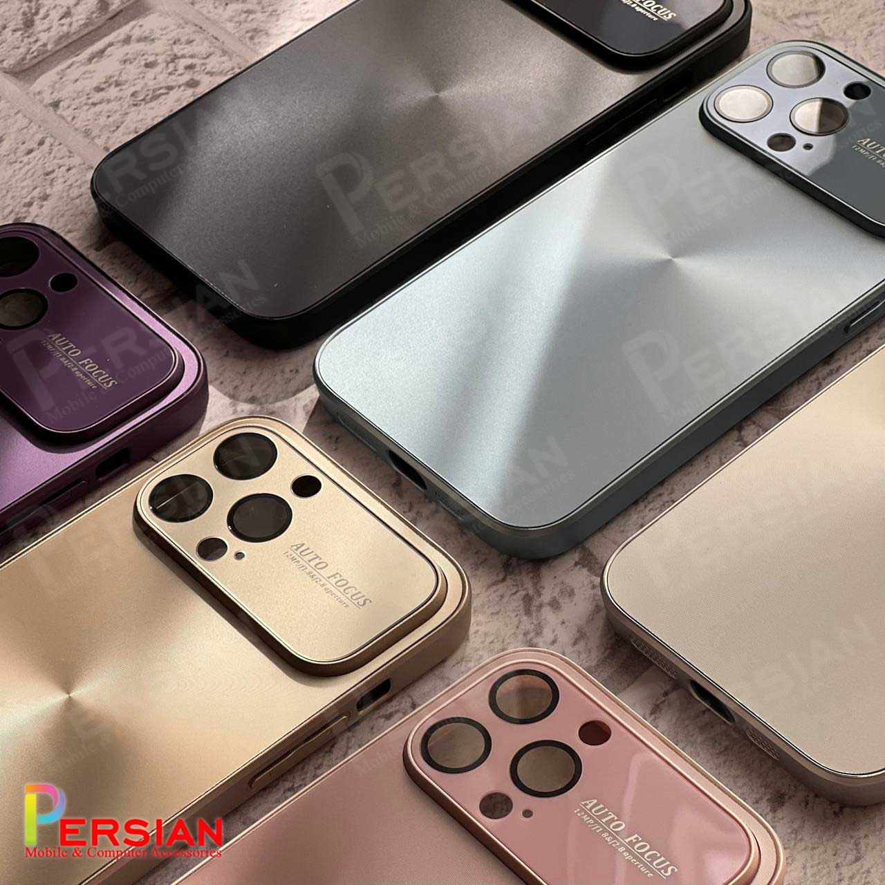 قاب گوشی آیفون 13 پرو مجیک ماسک طرح لیزری با محافظ لنز IPhone 13 Pro