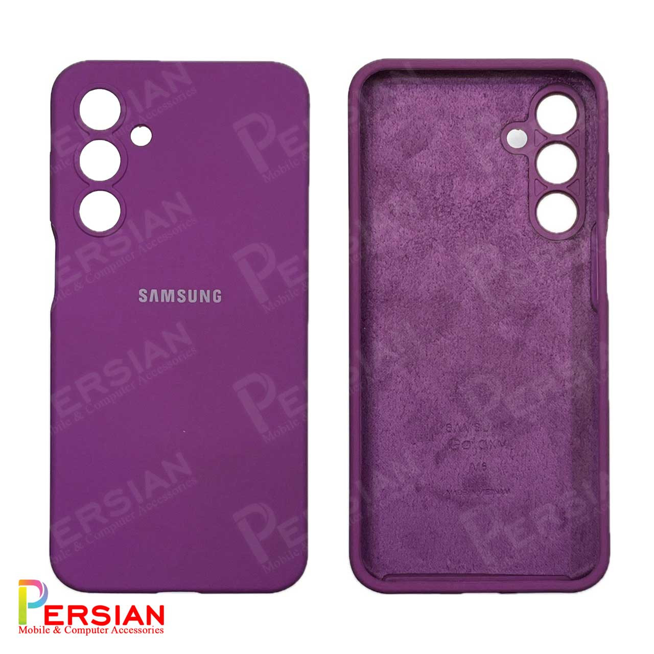 قاب سیلیکونی سامسونگ A36 پاک کنی اصلی با محافظ دوربین Silicone Cover Samsung A36