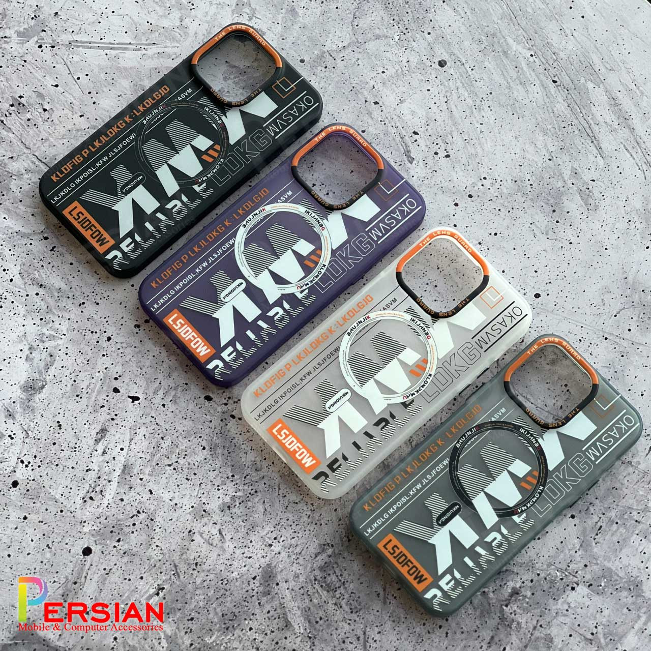 قاب آیفون 12 پرومکس مدل MWK طرحدار مگ سیف دار برند مجیک ماسک MagicMask iPhone 12 Pro Max
