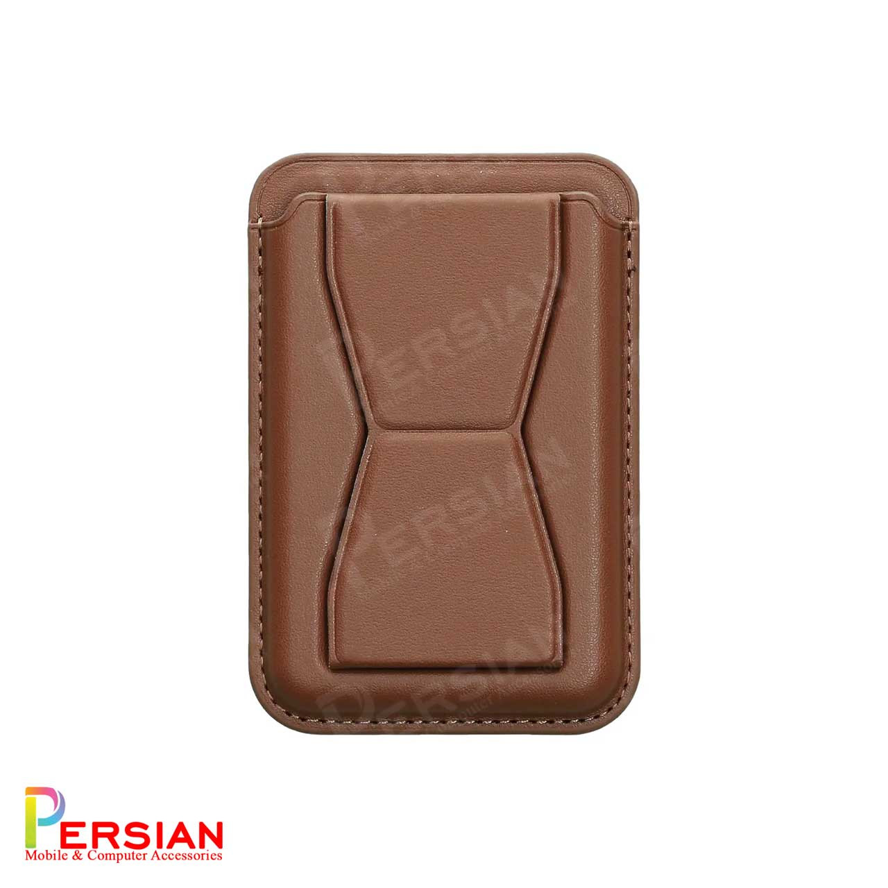 کیف جاکارتی ( ولت ) چرمی مگ سیف و استند شو