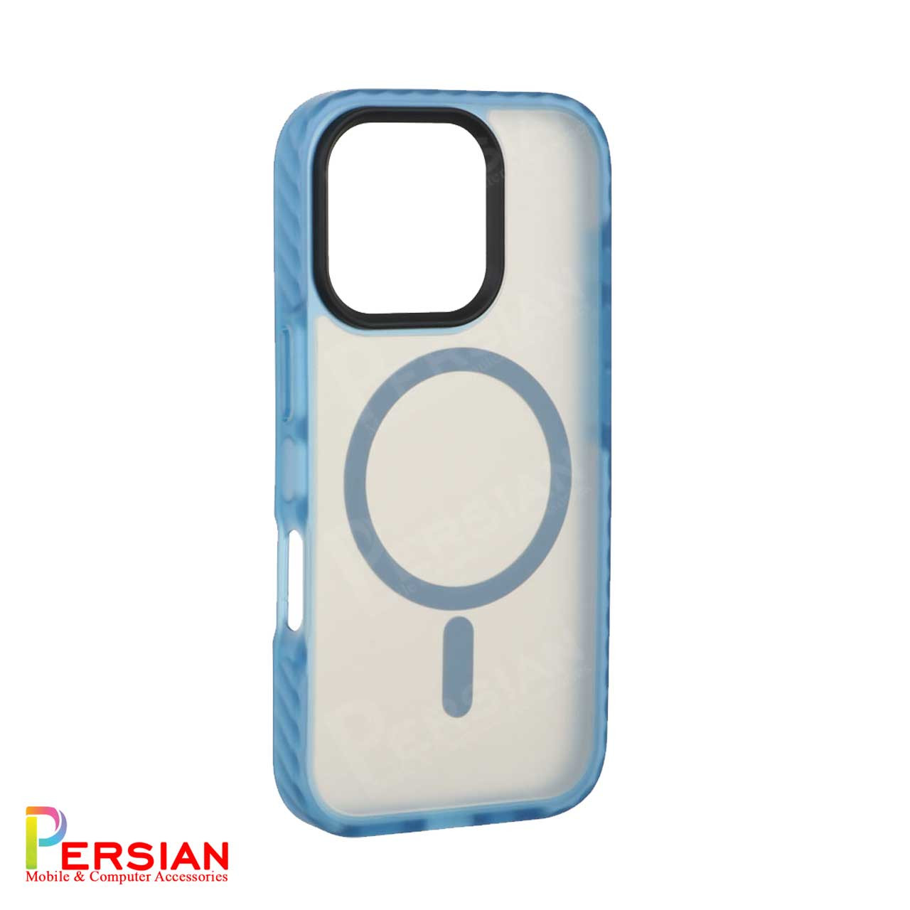 قاب گوشی آیفون 16 پرو پشت مات مگ سیف دور سیلیکونی مجیک ماسک Magic Mask iPhone 16 Pro
