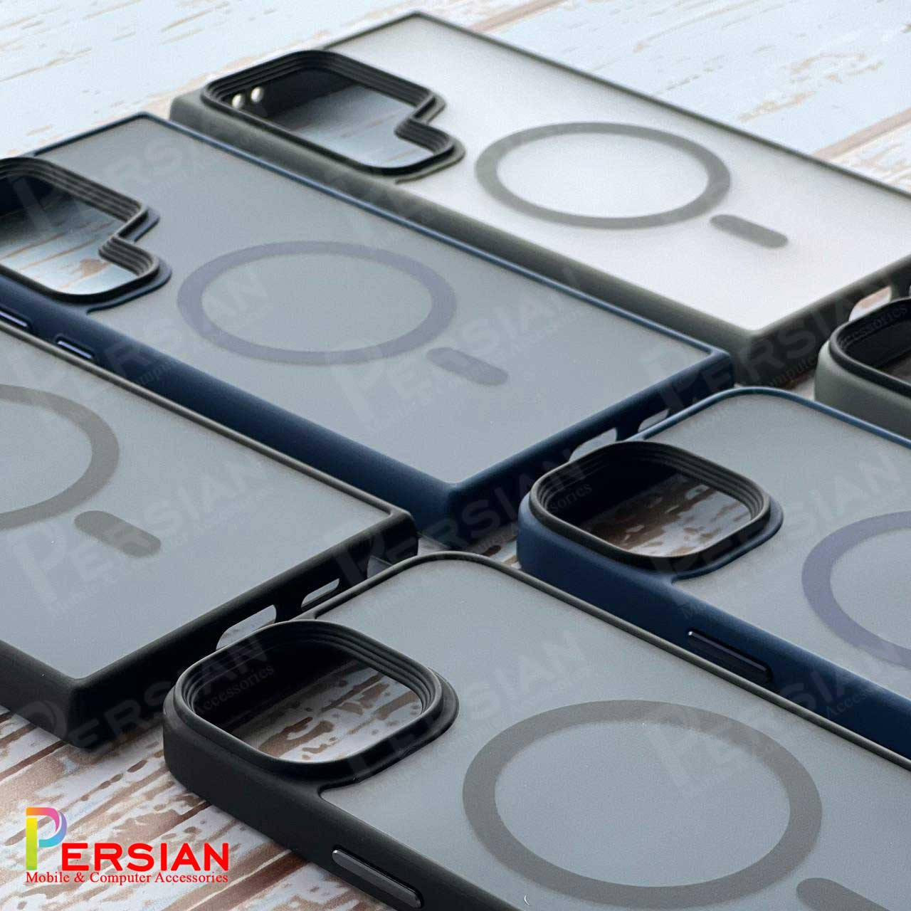 قاب گوشی آیفون 13 مجیک ماسک پشت مات با مگ سیف Apple iPhone 13