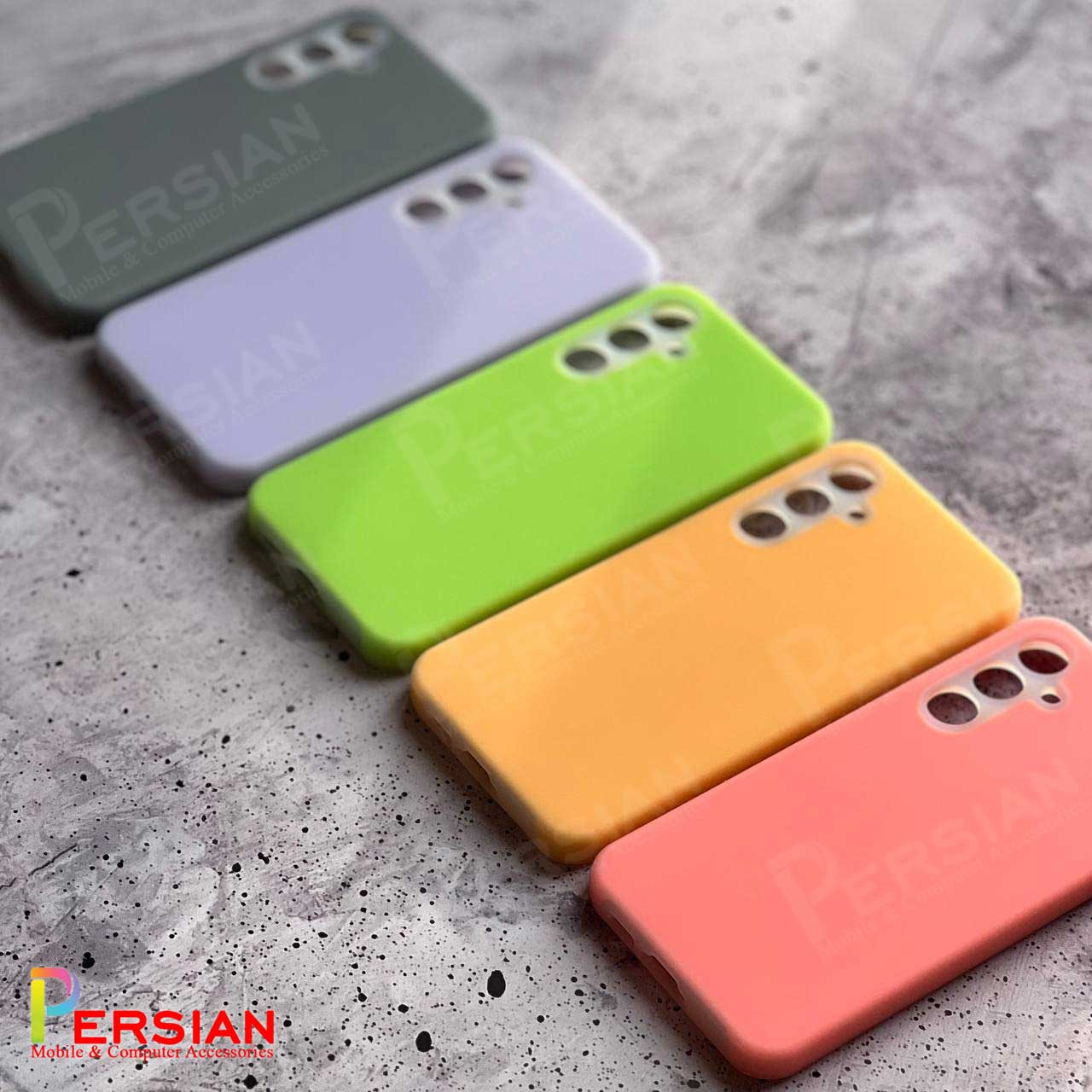 قاب گوشی S23 FE سامسونگ Jelly Case سیلیکونی اورجینال پاک کنی Samsung S23 FE محافظ لنز دار