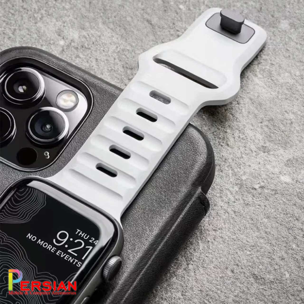 بند اسپرت اپل واچ برند اسپیگن Original Apple Watch Spigen Sport Strap Size 42/44/45mm