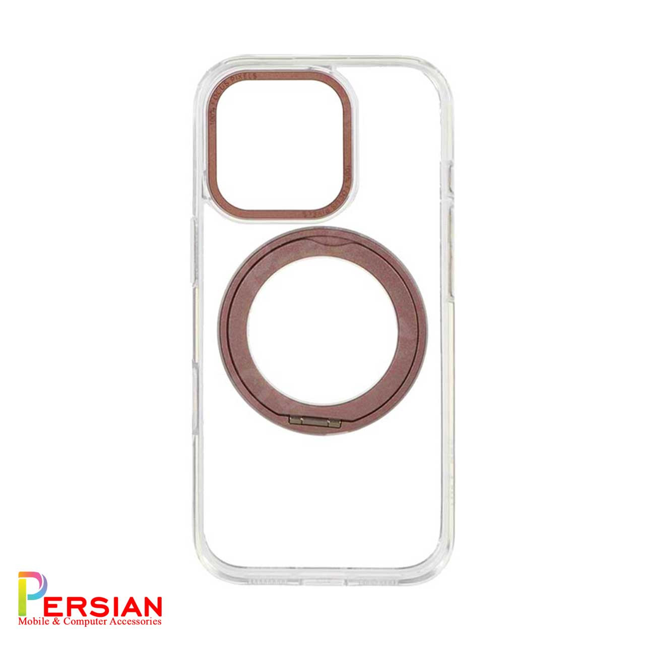 قاب آیفون 16 پرو مات مگ سیف دار و استندشو برند مجیک ماسک MagicMask IPhonw 16 Pro