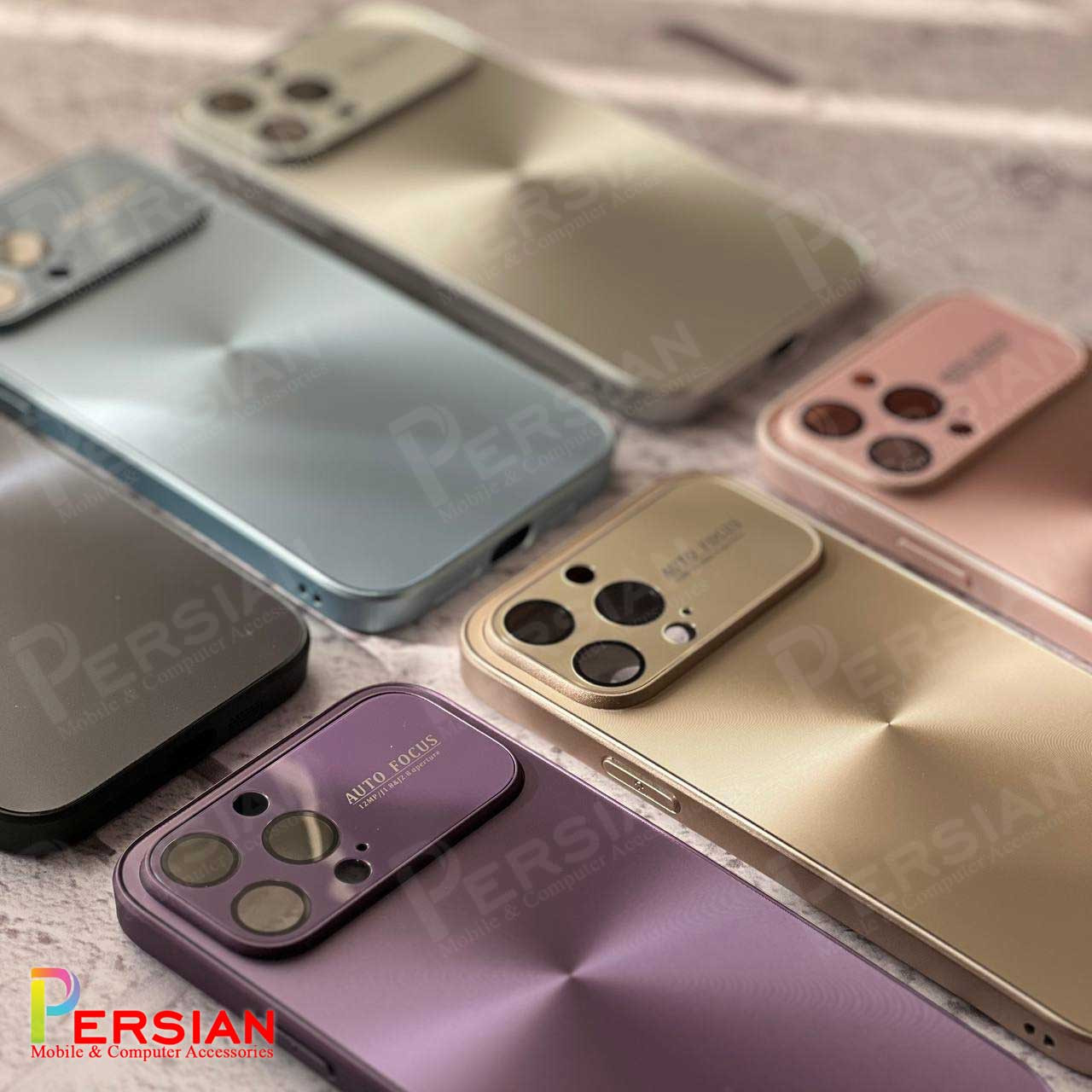 قاب گوشی آیفون 13 پرو مجیک ماسک طرح لیزری با محافظ لنز IPhone 13 Pro