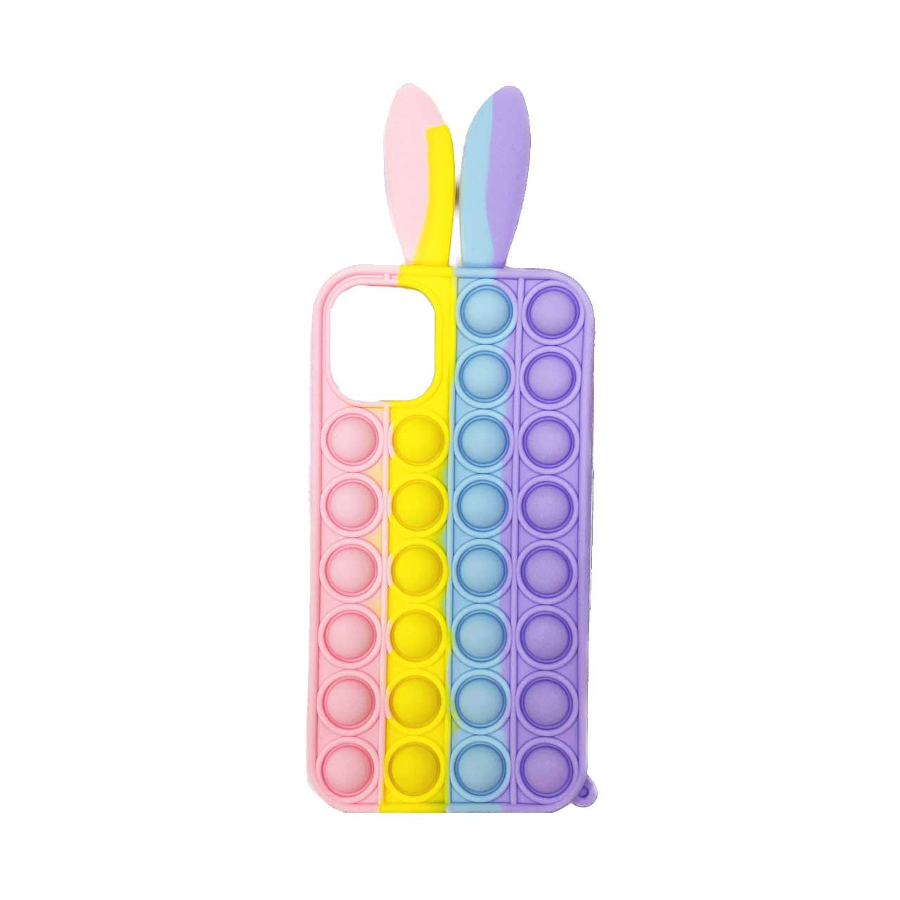 قاب گوشی آیفون 12 پاپیتی خرگوشی جنس سیلیکونی اصلی IPhone 12 - هفت رنگ