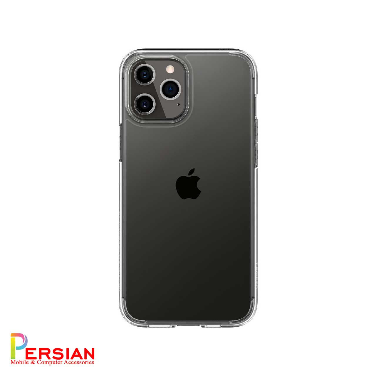 قاب اسپیگن برای آیفون ۱۲/۱۲پرو Spigen Crystal Hybrid case iPhone 12 /12 Pro