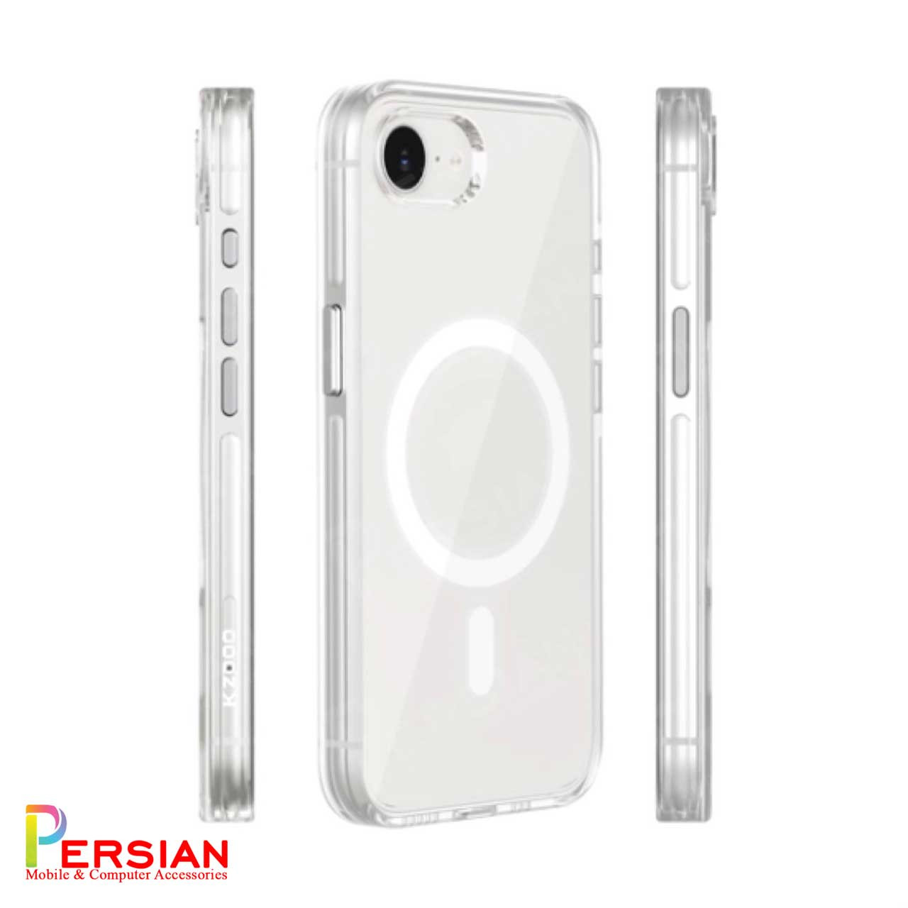 قاب شفاف مگ سیف کی دوو Apple iPhone 16e مدل KDOO (KZDOO) Magsafe Iceguard