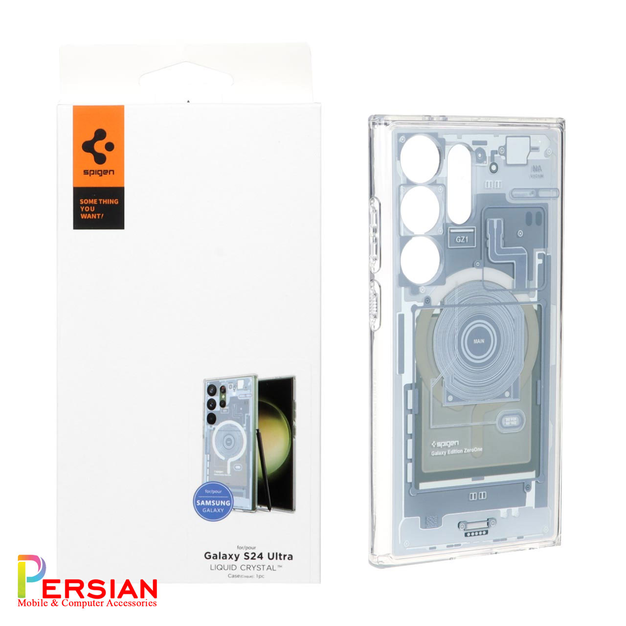 قاب سامسونگ اس 24 الترا مدل AZ1 برند اسپیگن Spigen Ultra Hybrid Mag AZ1 Case Samsung S24 Ultra