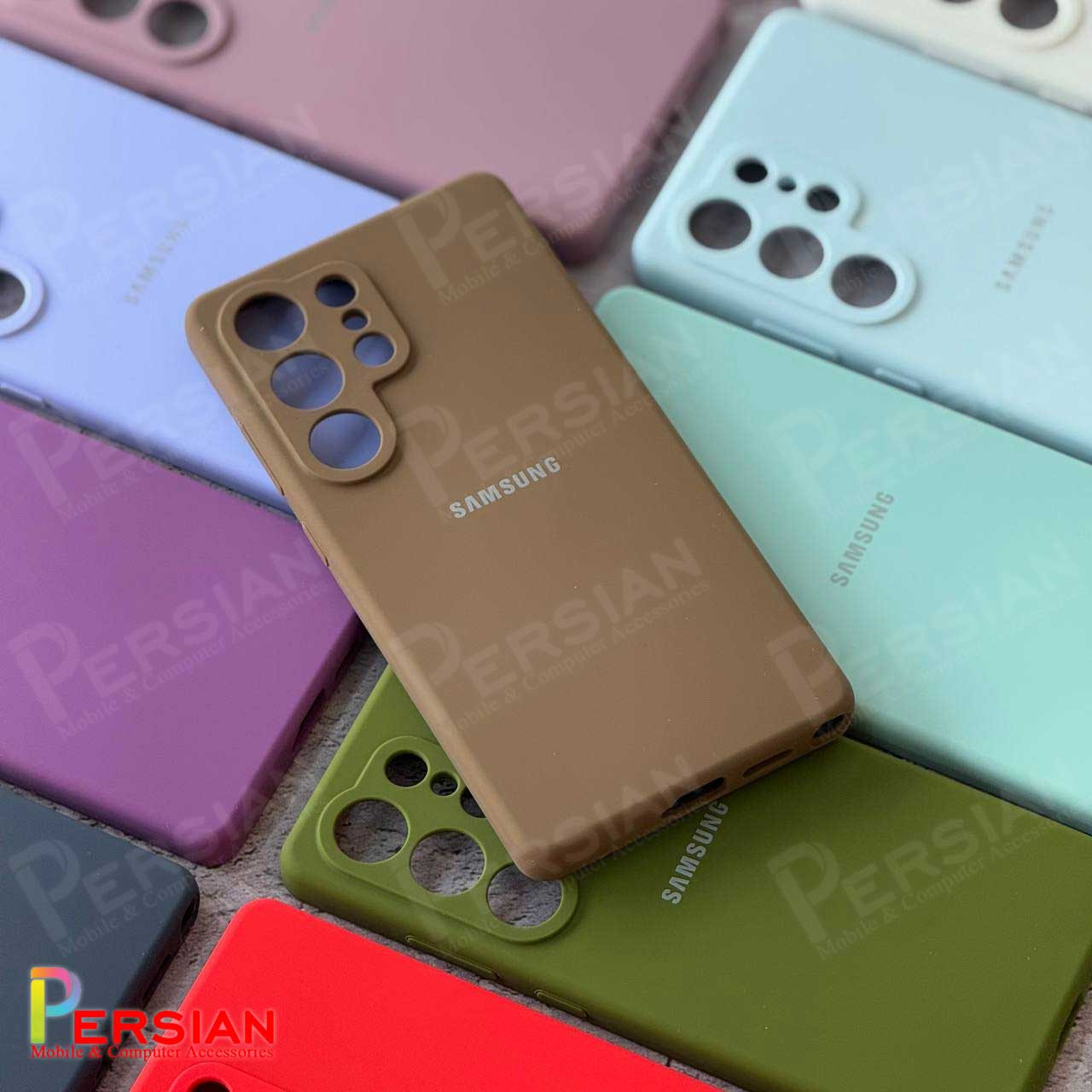 قاب سیلیکونی سامسونگ A36 پاک کنی اصلی با محافظ دوربین Silicone Cover Samsung A36