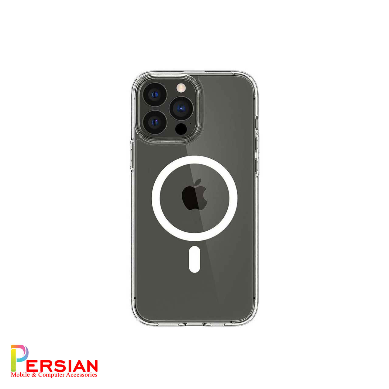 قاب گوشی آیفون ۱۳ با مگ سیف برند اسپیگن Spigen Ultra Hybrid Mag Case iPhone 13