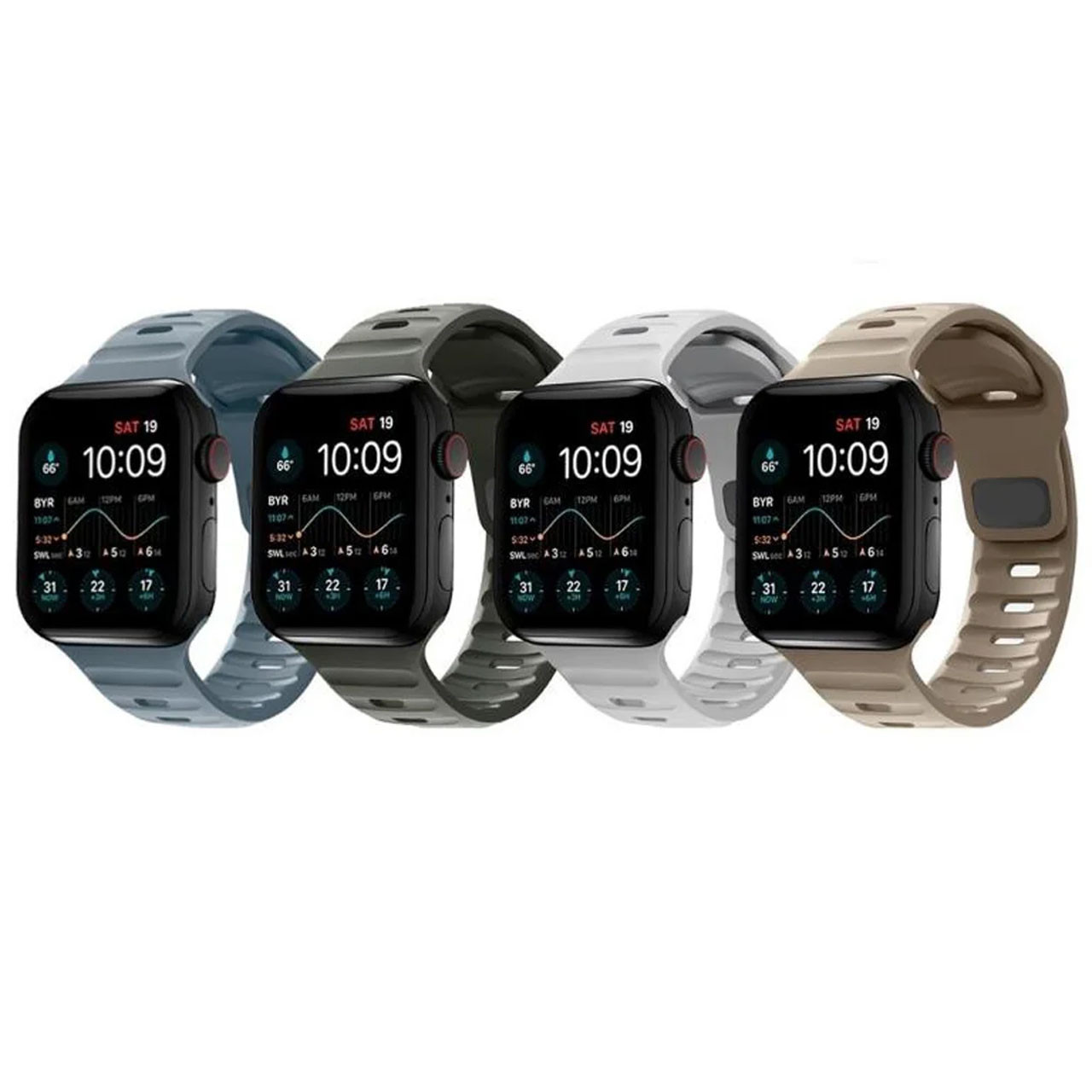 بند اسپرت اپل واچ برند اسپیگن Original Apple Watch Spigen Sport Strap Size 42/44/45mm