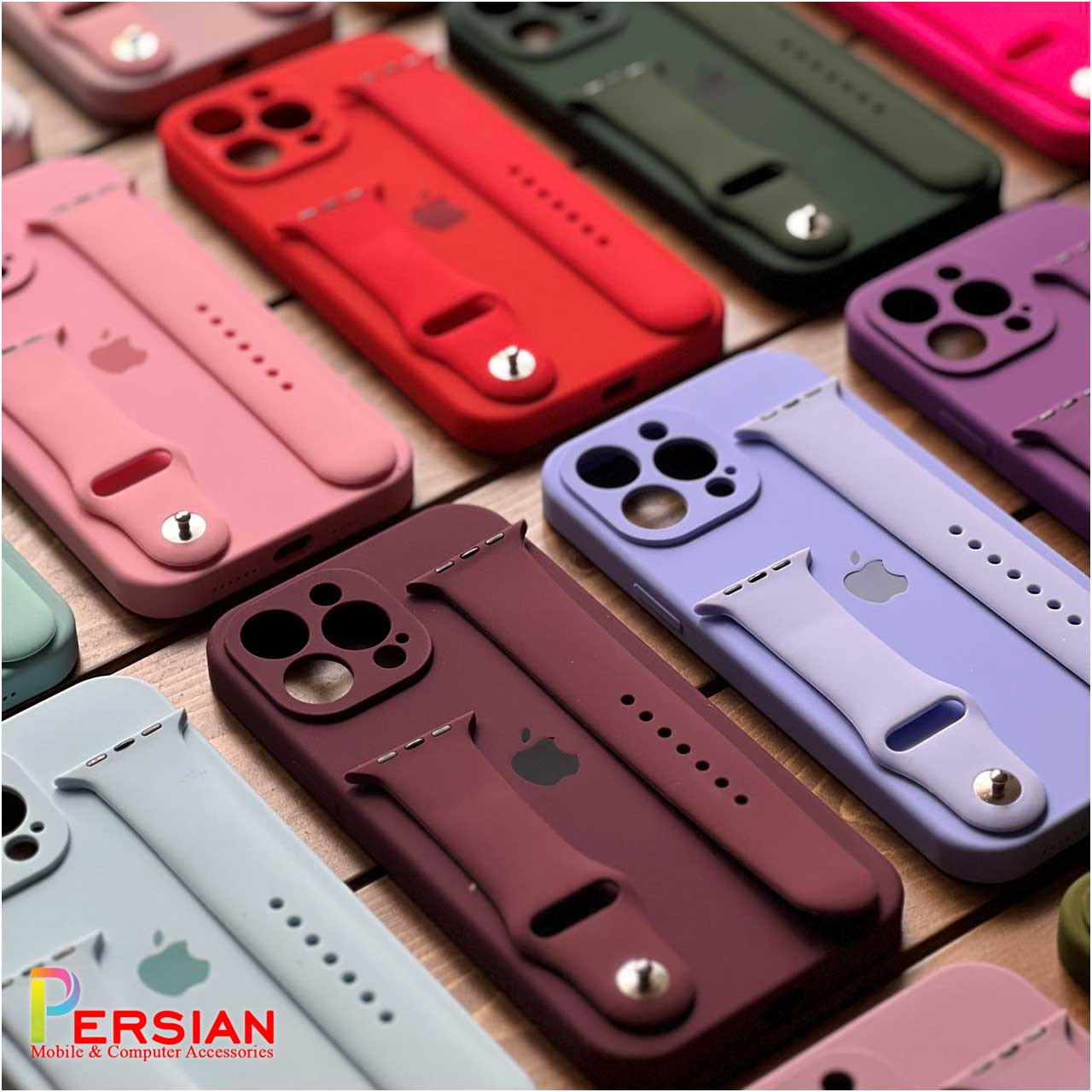 قاب سیلیکونی زیر بسته محافظ لنزدار اصلی آیفون iPhone 13