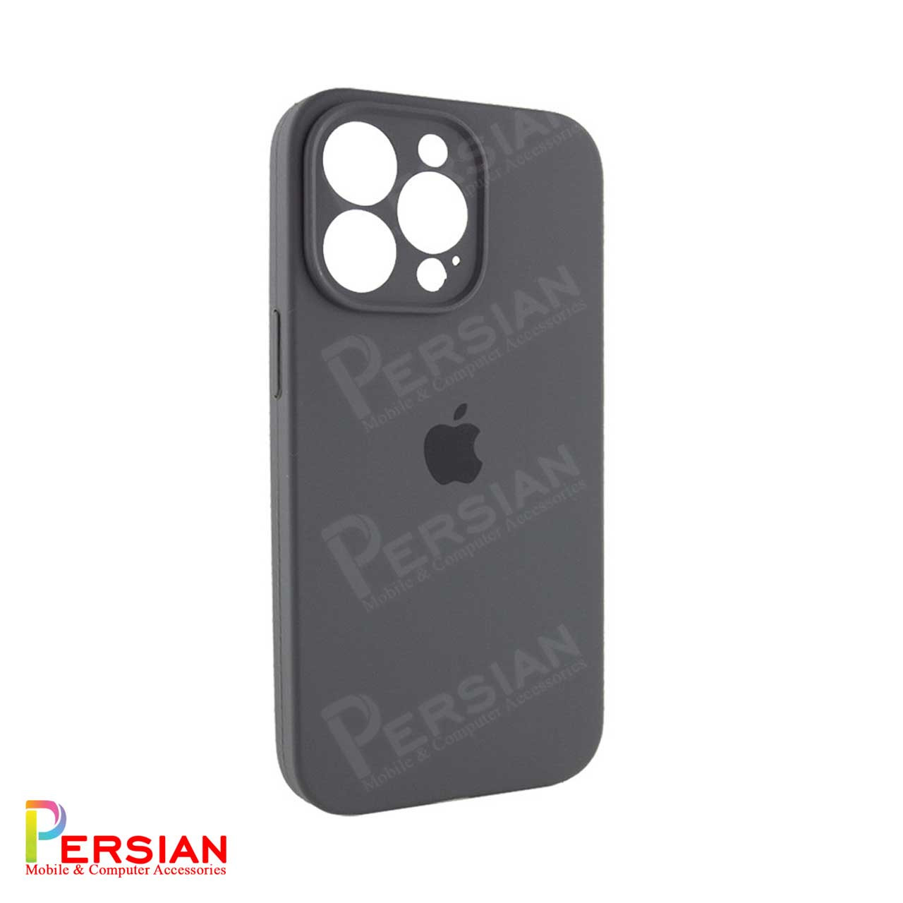 قاب سیلیکونی آیفون 15 پرو پاک کنی اورجینال Apple iPhone 15 Pro محافظ لنزدار