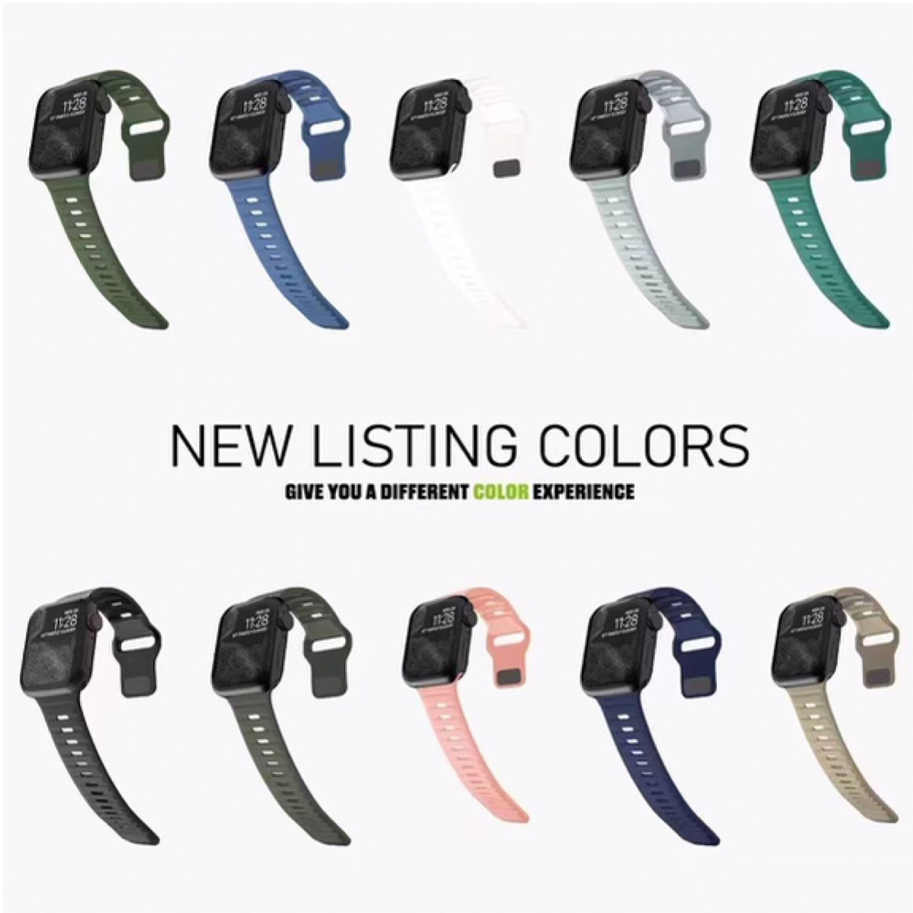 بند اسپرت اپل واچ برند اسپیگن Original Apple Watch Spigen Sport Strap Size 42/44/45mm