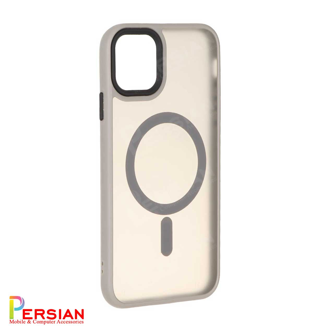 قاب گوشی آیفون 12 پرو پشت مات لنز برجسته مگ سیف مجیک ماسک Magic Mask MagSafe Matte Case iPhone 12 Pro
