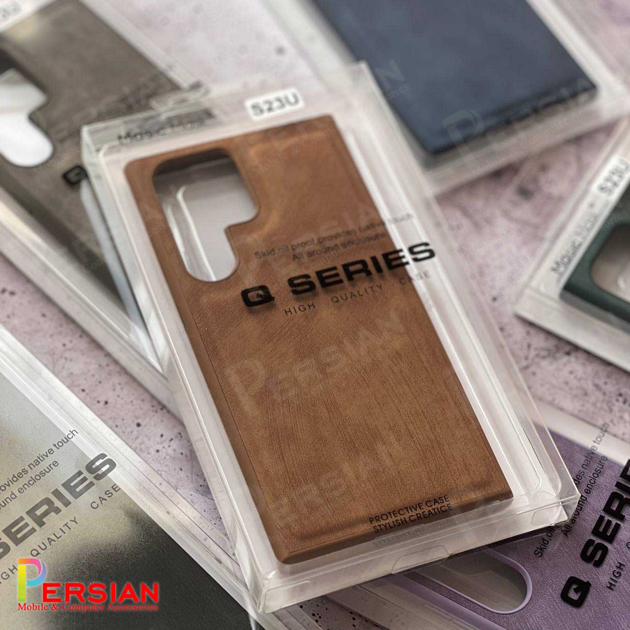 قاب گوشی سامسونگ S23 FE چرمی woven برند مجیک ماسک Samsung S23 FE