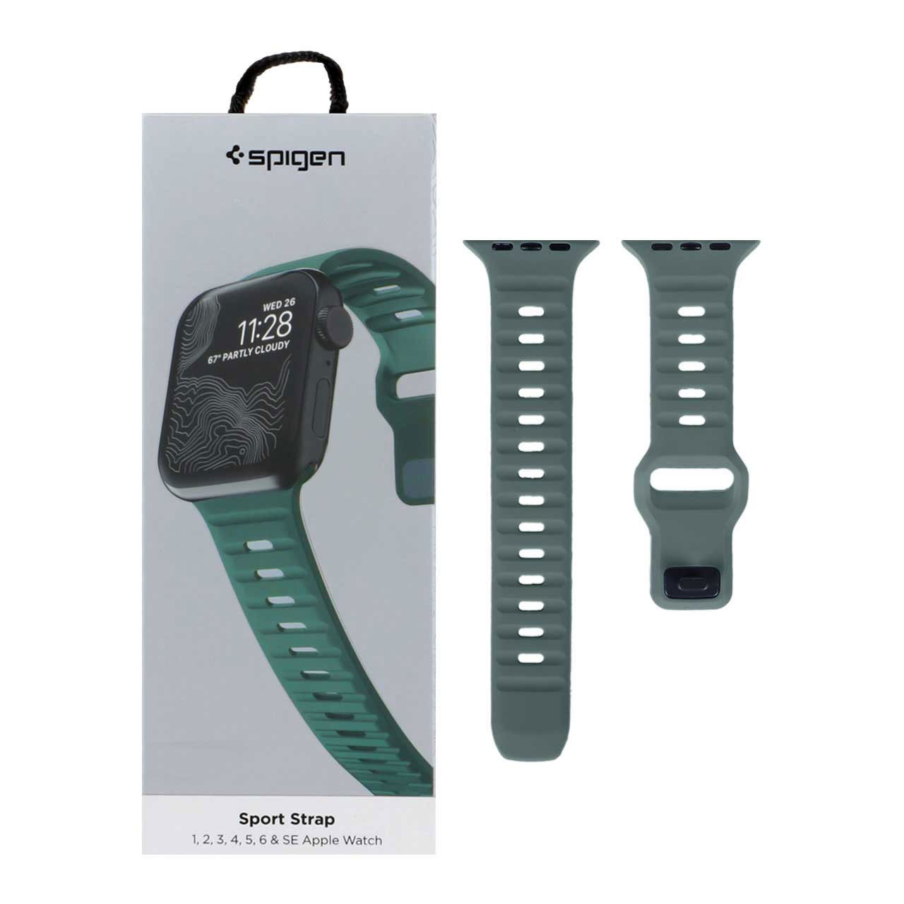 بند اسپرت اپل واچ برند اسپیگن Original Apple Watch Spigen Sport Strap Size 42/44/45mm