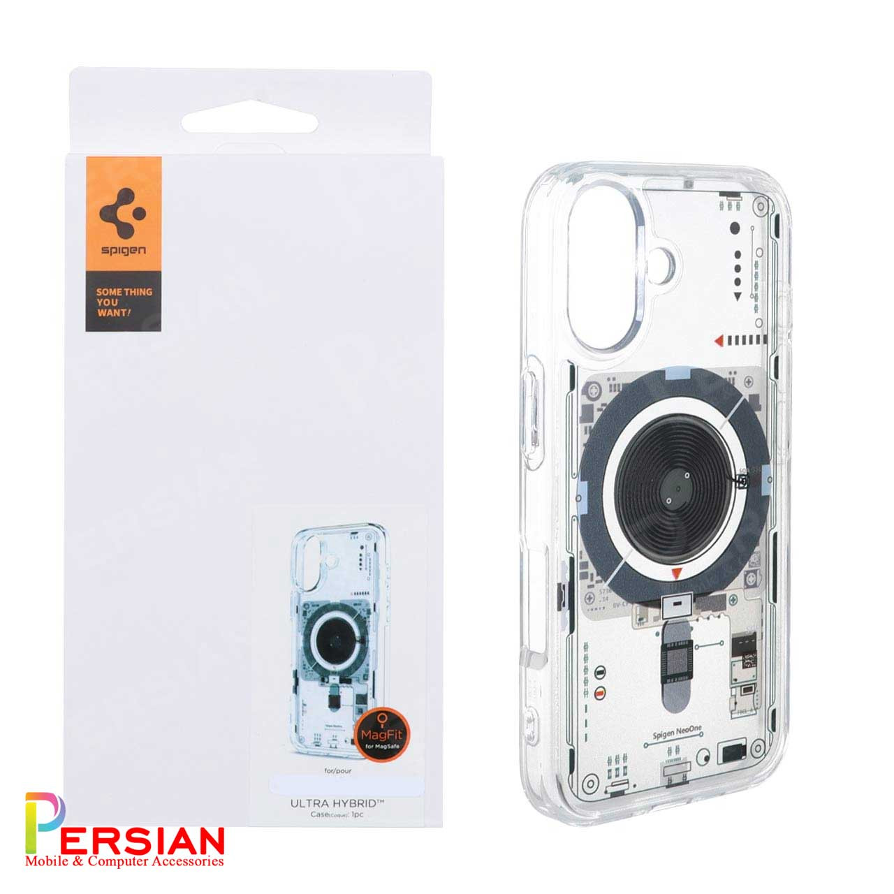 قاب آیفون ۱7  طرح Neo One اسپیگن Spigen Ultra Hybrid Neo One (MagFit) iPhone 17