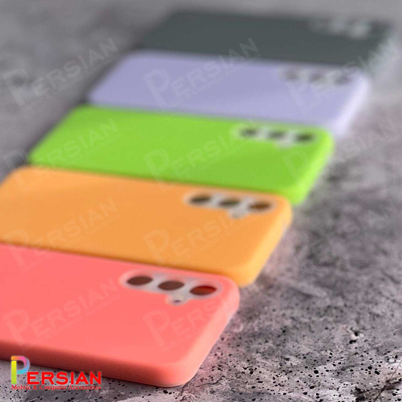 قاب گوشی S23 FE سامسونگ Jelly Case سیلیکونی اورجینال پاک کنی Samsung S23 FE محافظ لنز دار