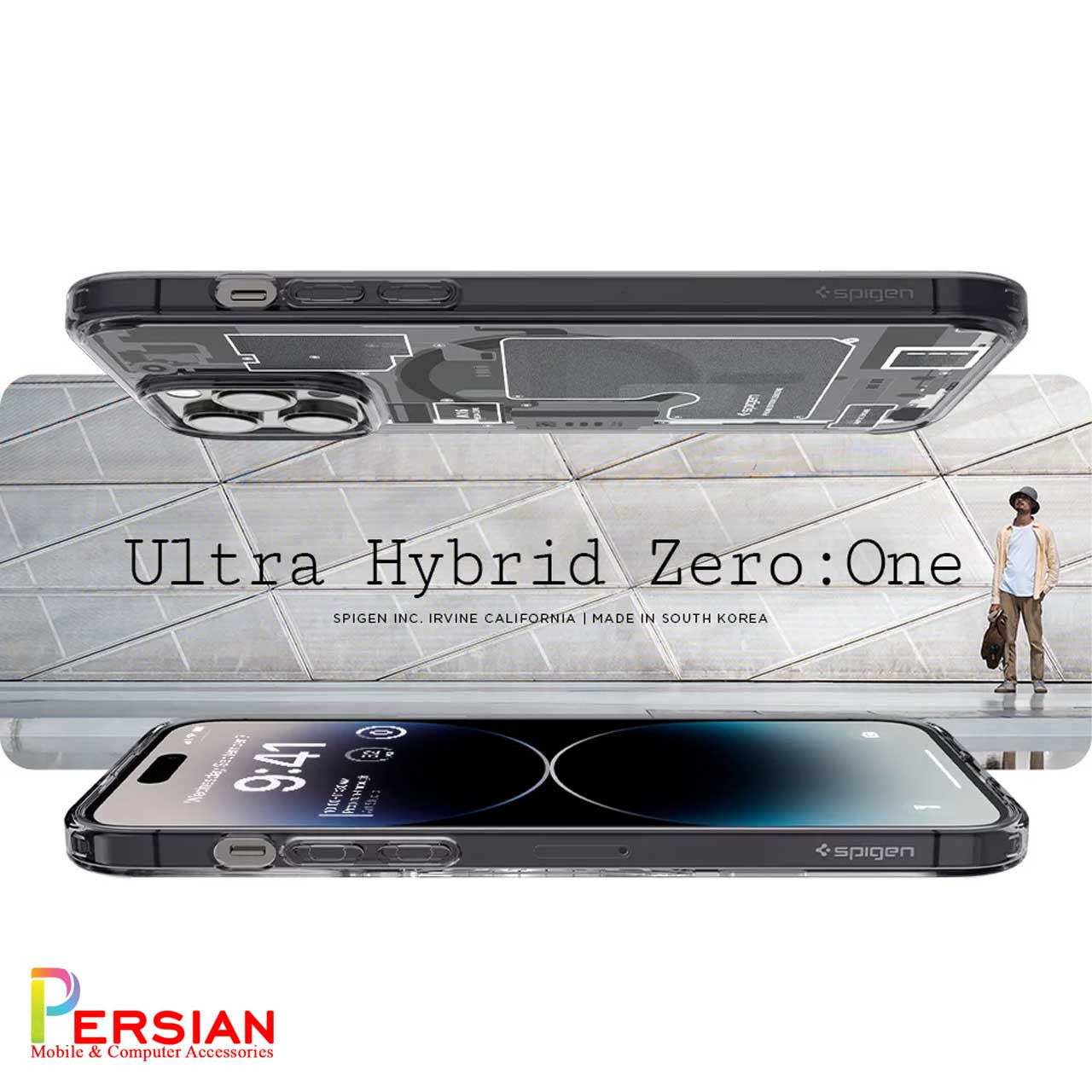 قاب آیفون 14 برند اسپیگن Spigen Ultra Hybrid Mag Zero One Case iPhone 14