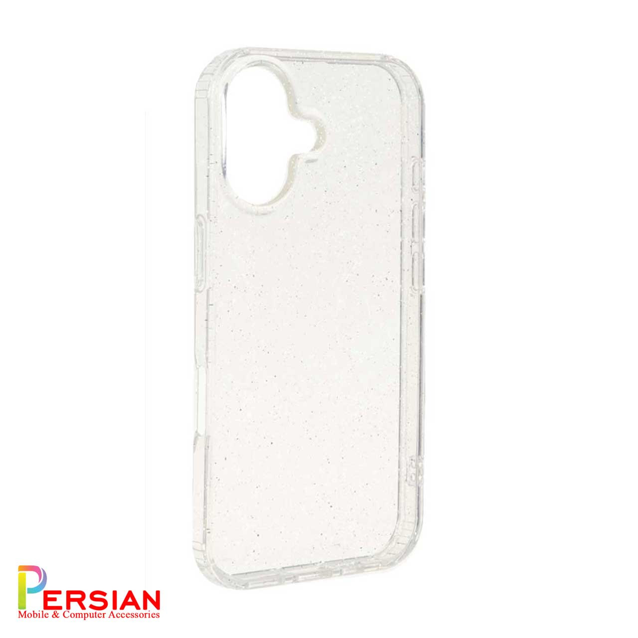 قاب شفاف شاین اکلیلی آیفون 16 برند مجیک ماسک MagicMask Sparkle iPhone 16