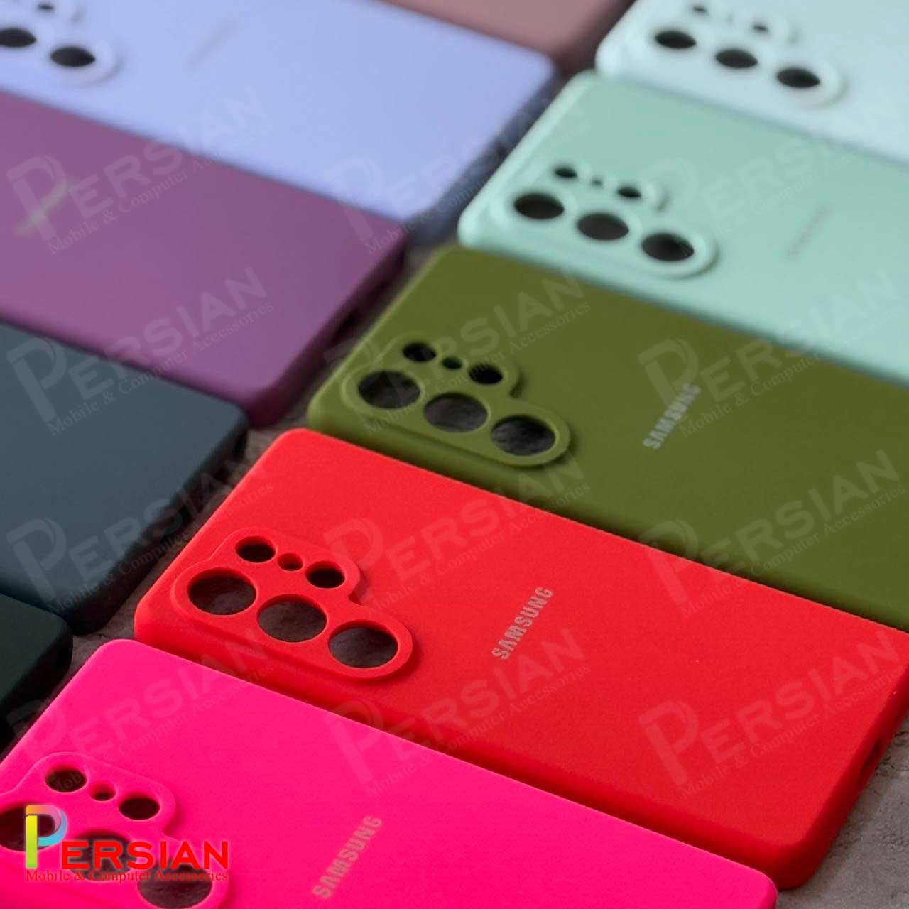 قاب سیلیکونی سامسونگ A36 پاک کنی اصلی با محافظ دوربین Silicone Cover Samsung A36