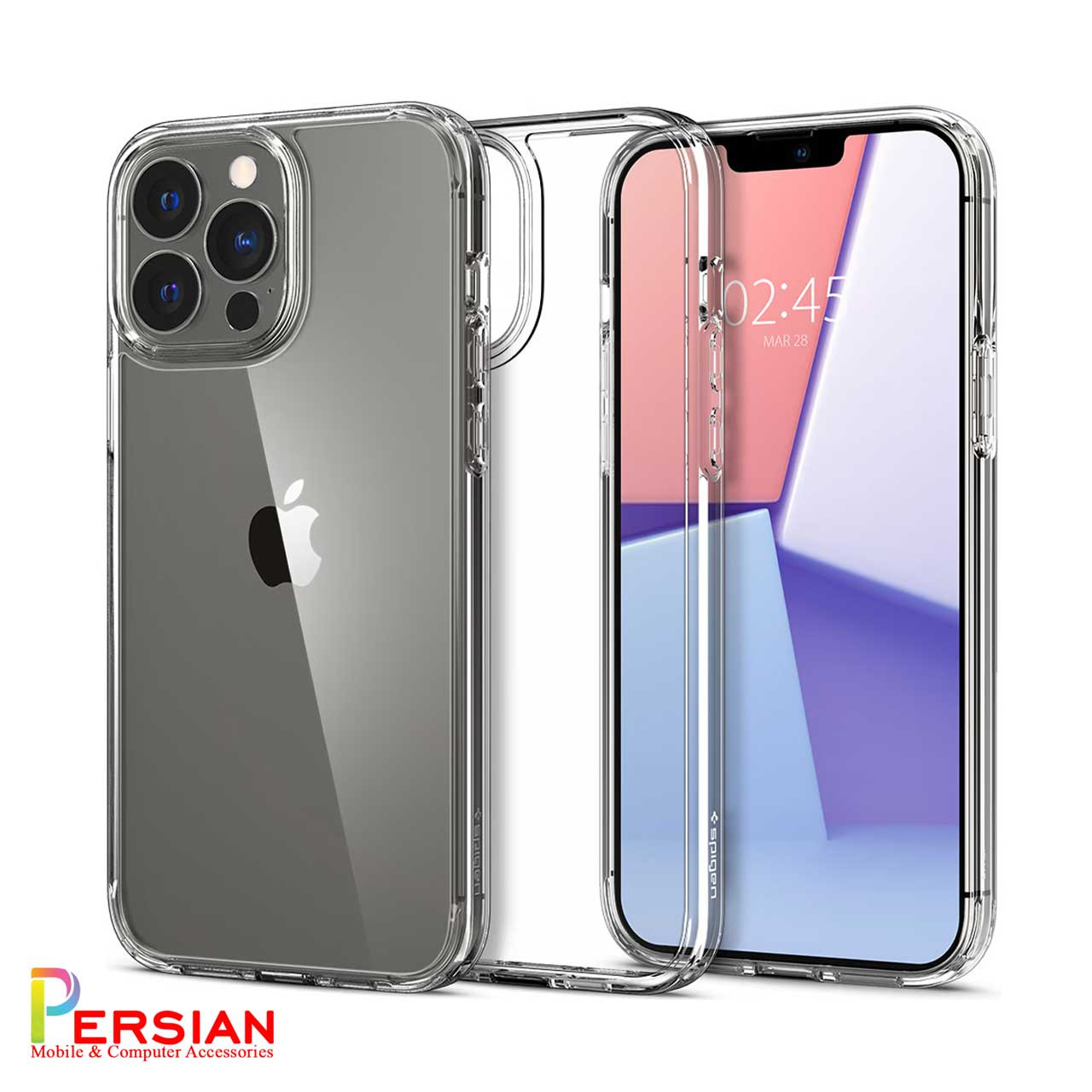 قاب شفاف اسپیگن Spigen مدل Ultra Hybrid برای IPhone 13 Pro max