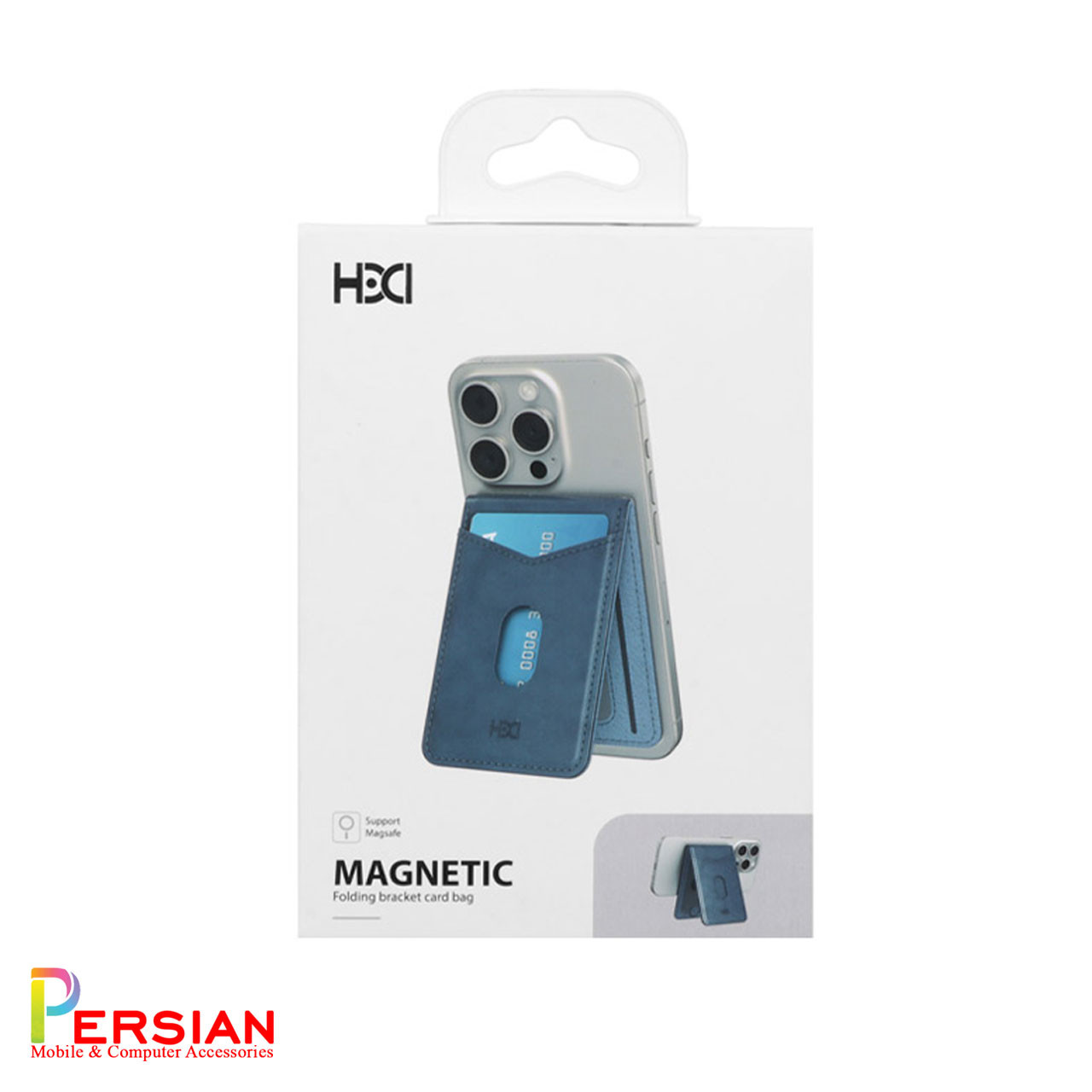کیف جاکارتی مگ سیف چرمی برند HDD مدل HS-013