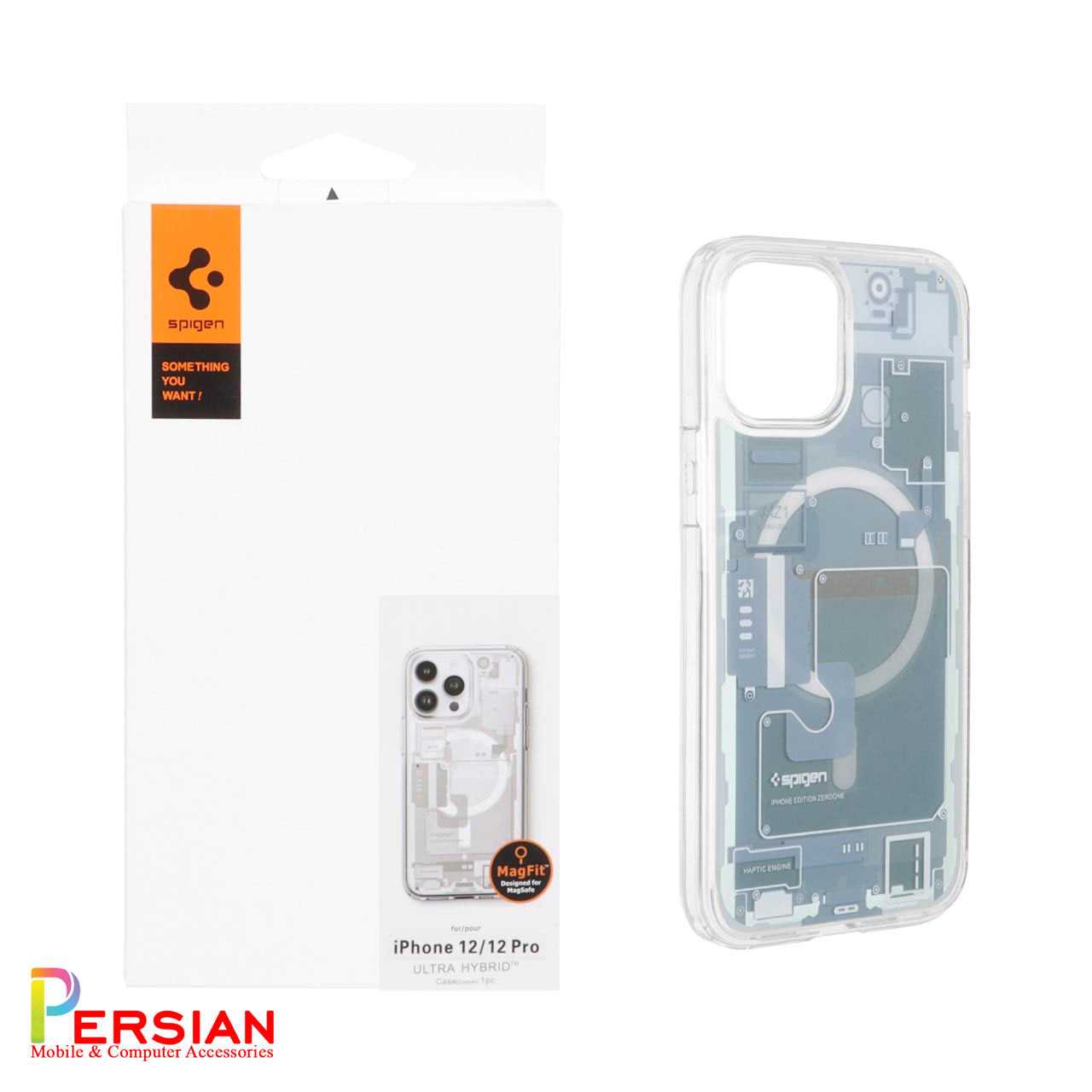 قاب آیفون 12 پرو مدل AZ1 برند اسپیگن Spigen Ultra Hybrid Mag AZ1 Case iPhone 12 Pro