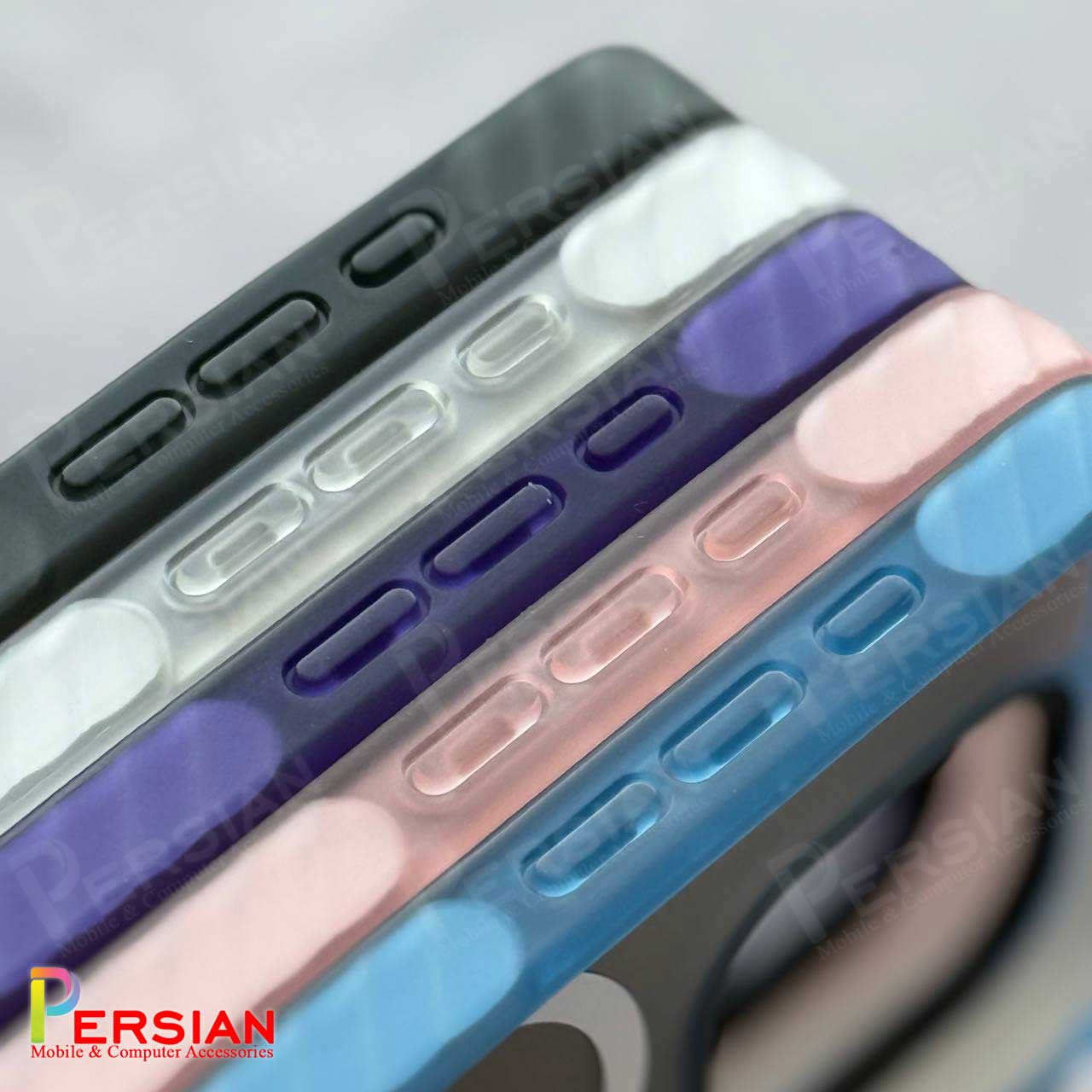 قاب گوشی آیفون 16 پرو پشت مات مگ سیف دور سیلیکونی مجیک ماسک Magic Mask iPhone 16 Pro