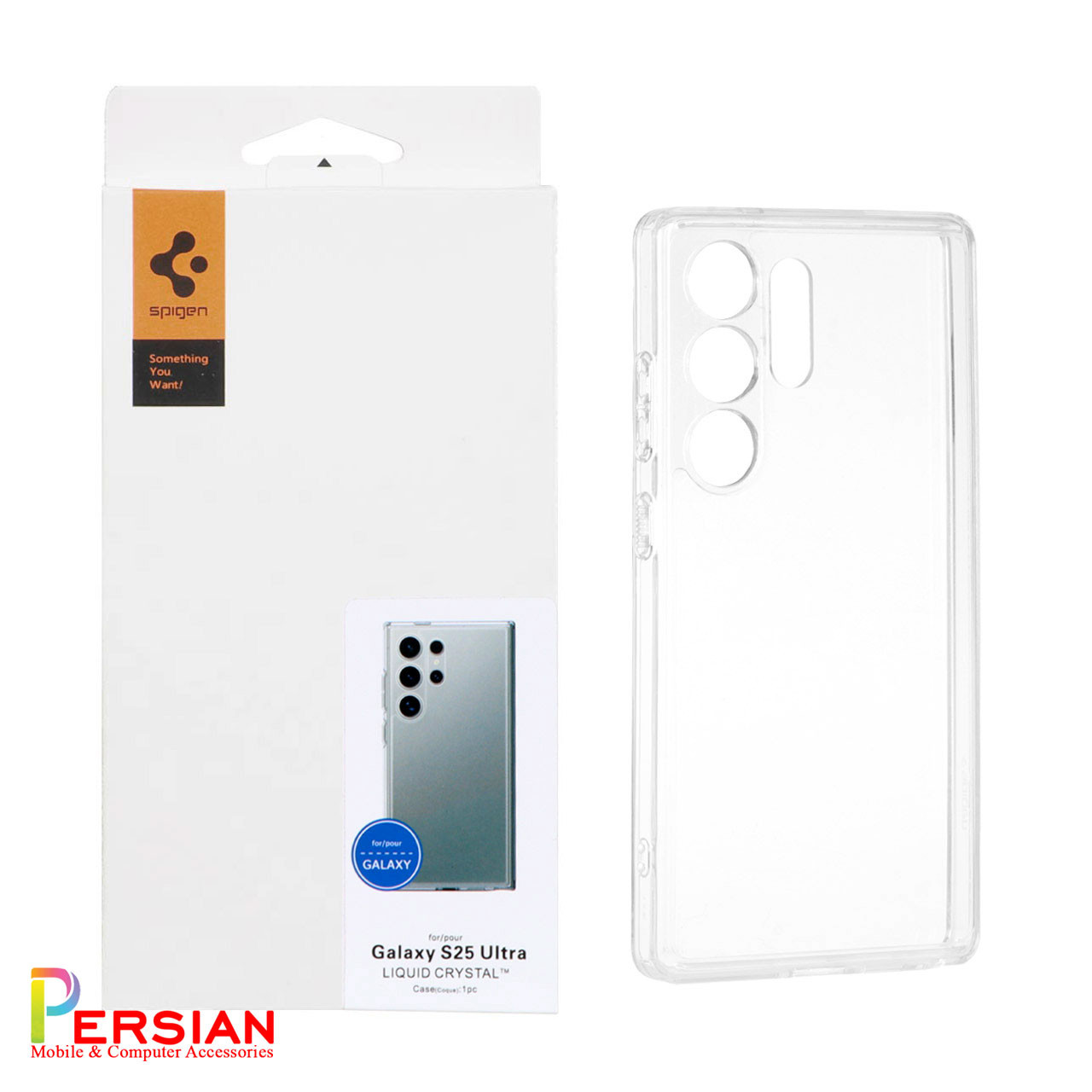 قاب شفاف سامسونگ S25 اولترا اسپیگن Spigen Samsung S25 Ultra