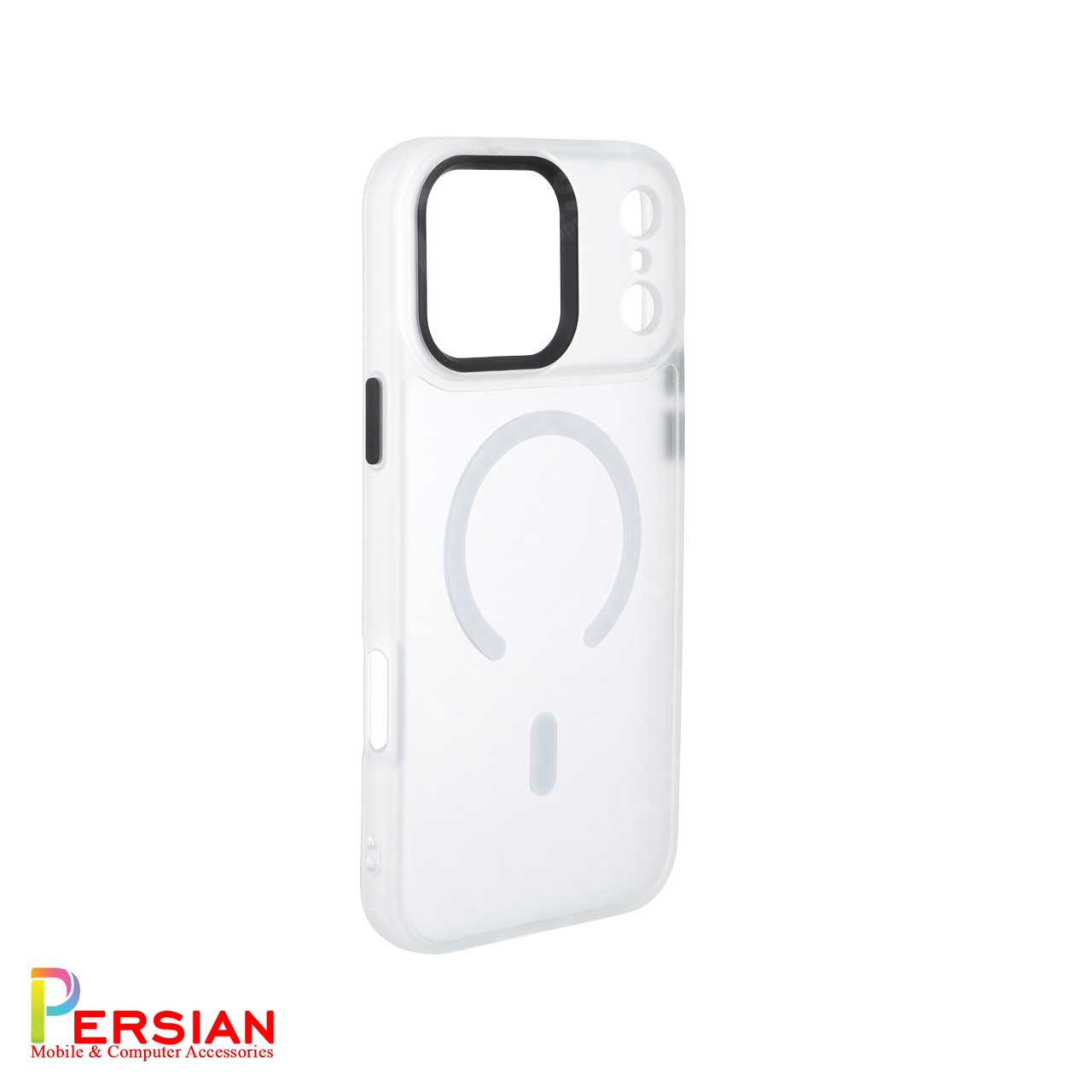 قاب گوشی آیفون 17 پرو پشت مات لنز برجسته مگ سیف مجیک ماسک Magic Mask MagSafe Matte Case iPhone 17 Pro