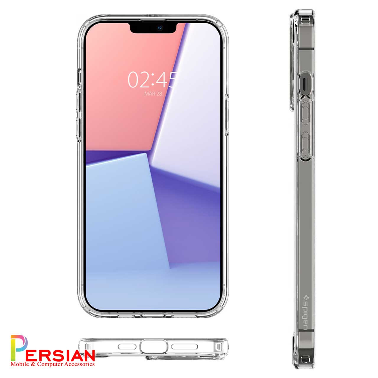 قاب شفاف اسپیگن Spigen مدل Ultra Hybrid برای IPhone 13 Pro