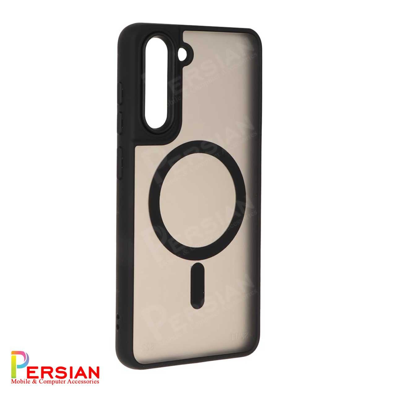 قاب گوشی سامسونگ S21 FE پشت مات لنز برجسته مگ سیف مجیک ماسک Magic Mask MagSafe Matte Case Samsung S21 FE